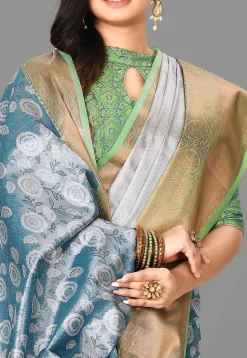 Kanchipuram Saree in Blue