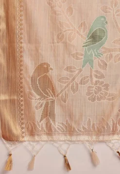Kanchipuram Saree in Cream