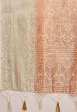 Kanchipuram Saree in Cream
