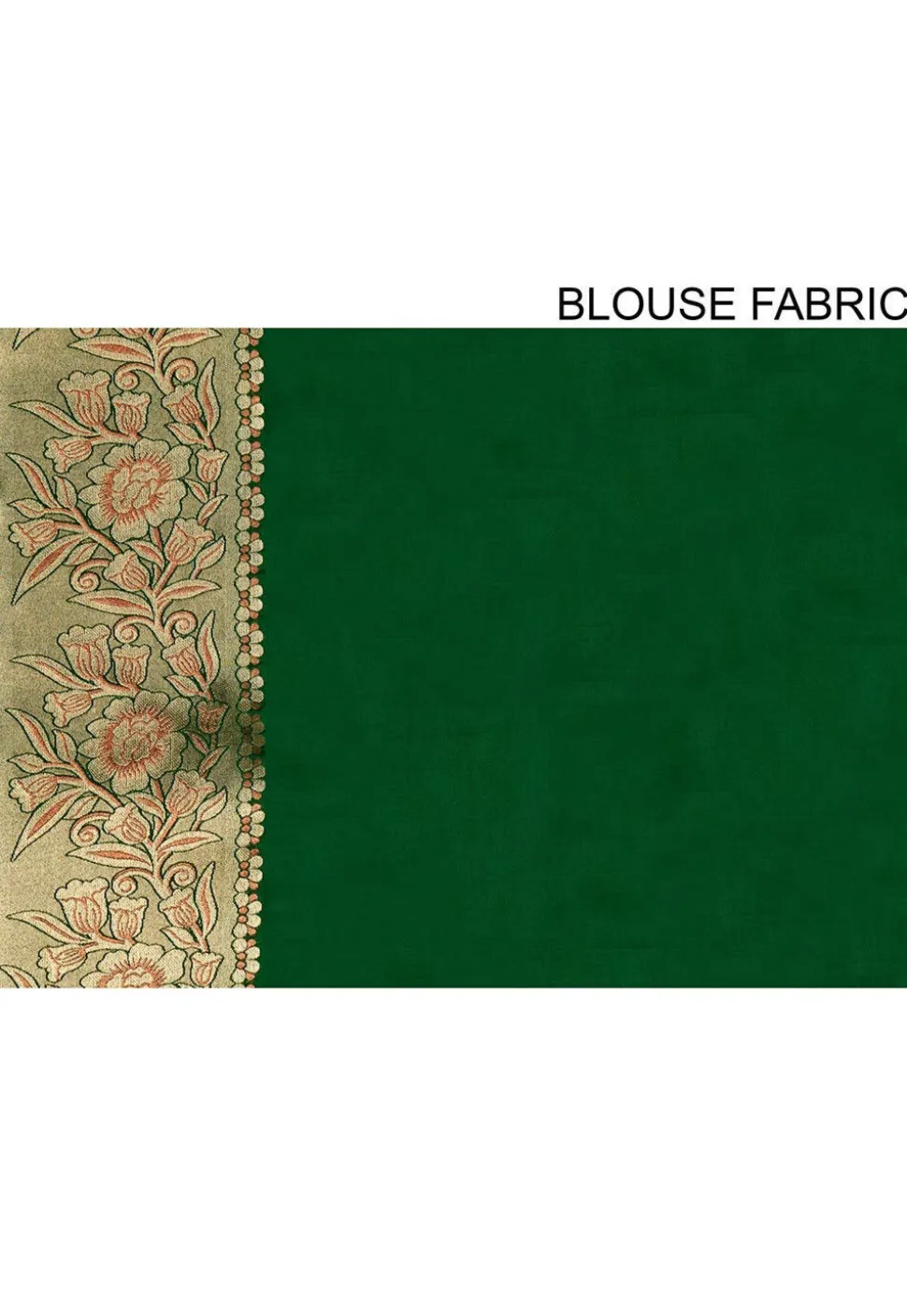 Kanchipuram Saree in Dark Green