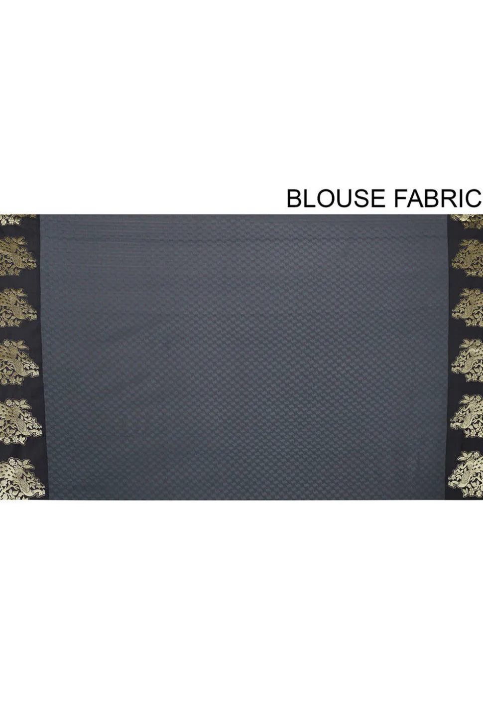 Kanchipuram Saree in Dark Grey