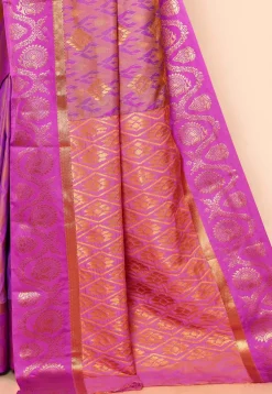 Kanchipuram Saree in Dusty Purple