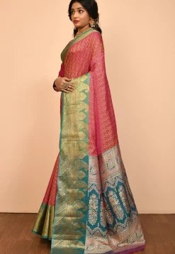 Kanchipuram Saree in Fuchsia