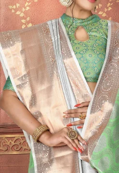 Kanchipuram Saree in Green