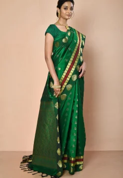 Kanchipuram Saree in Green