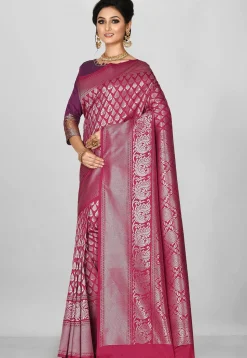 Kanchipuram Saree in Maroon