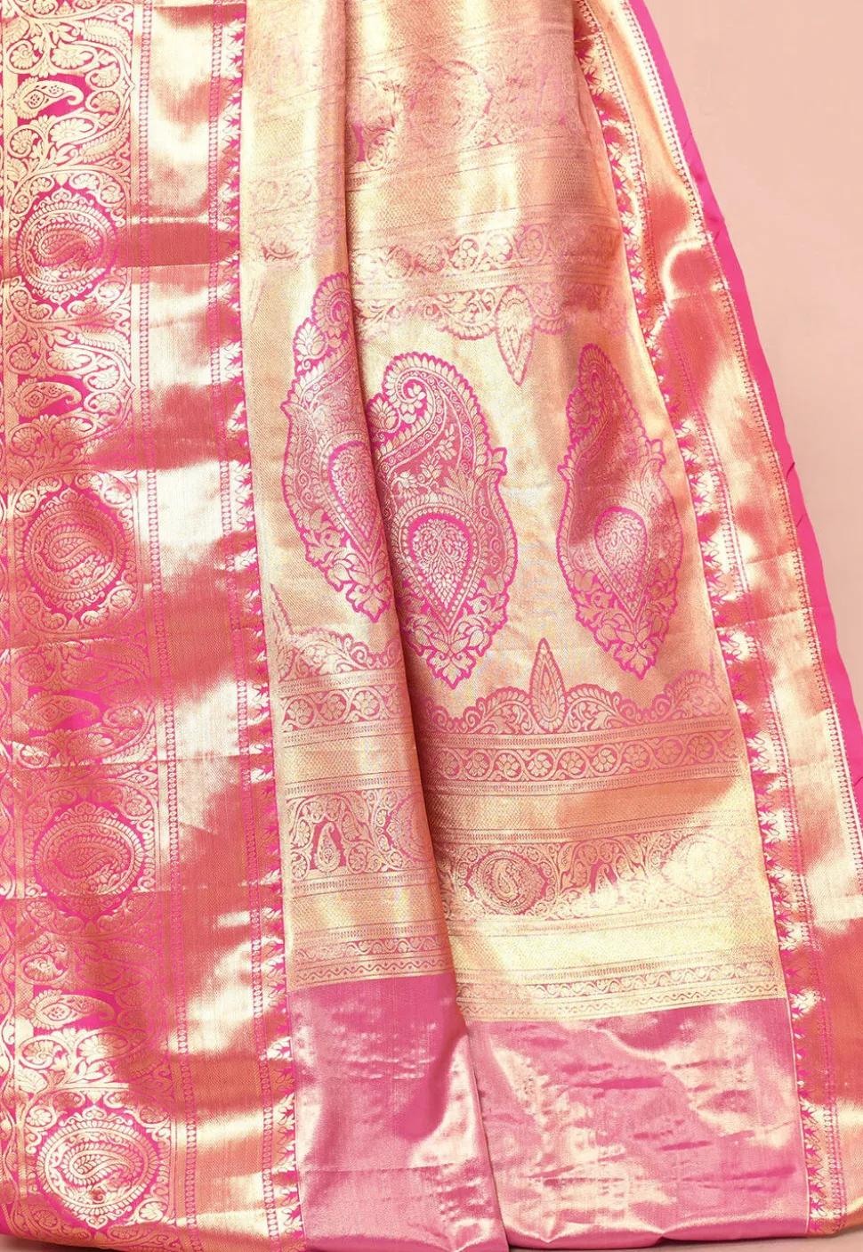 Kanchipuram Saree in Multicolor
