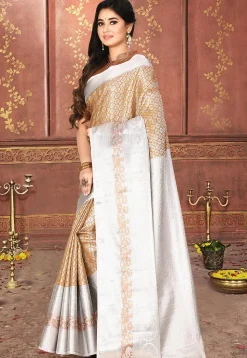 Kanchipuram Saree in Mustard