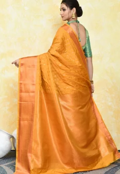 Kanchipuram Saree in Mustard