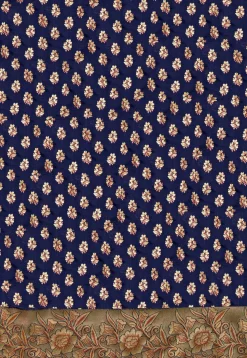 Kanchipuram Saree in Navy Blue