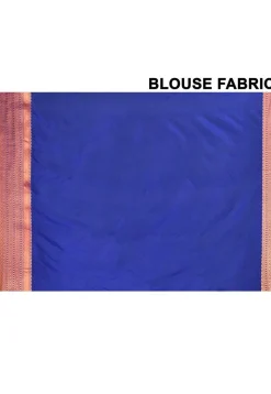 Kanchipuram Saree in Navy Blue