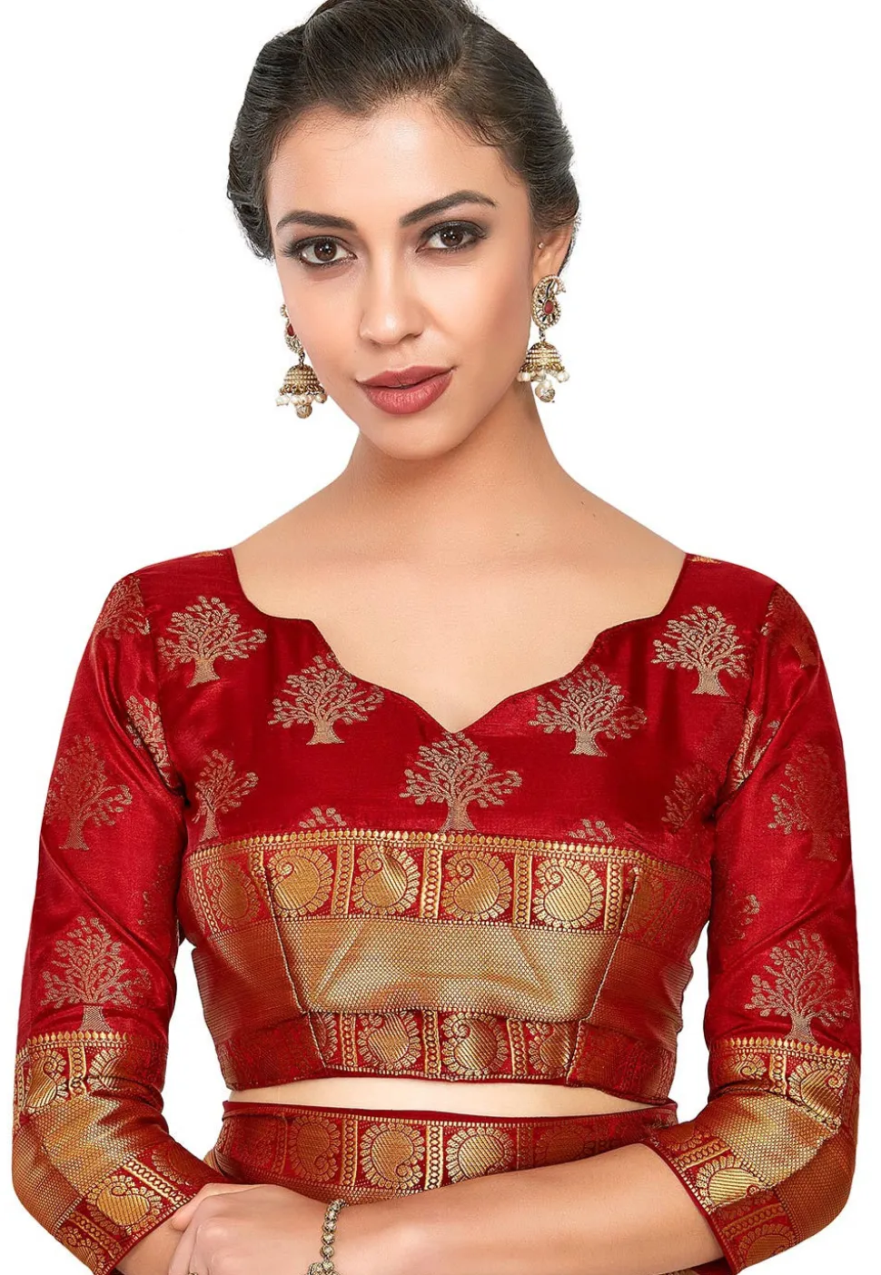 Kanchipuram Saree in Off White
