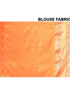 Kanchipuram Saree in Orange