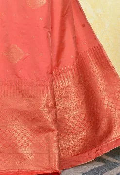 Kanchipuram Saree in Peach