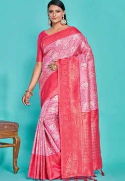 Kanchipuram Saree in Pink