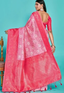 Kanchipuram Saree in Pink