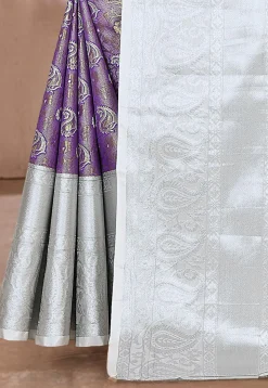 Kanchipuram Saree in Purple