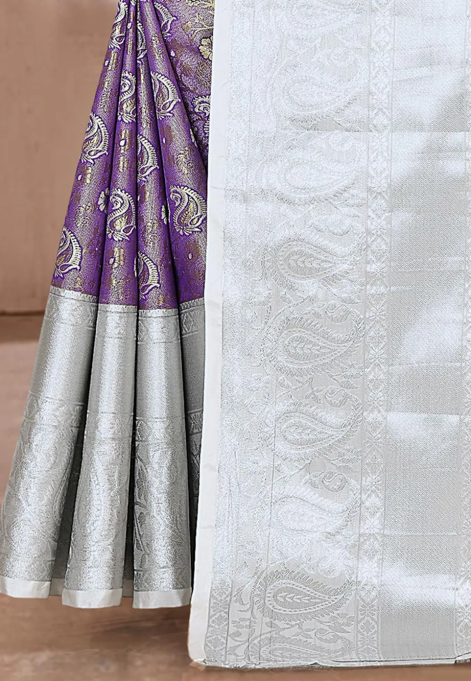 Kanchipuram Saree in Purple