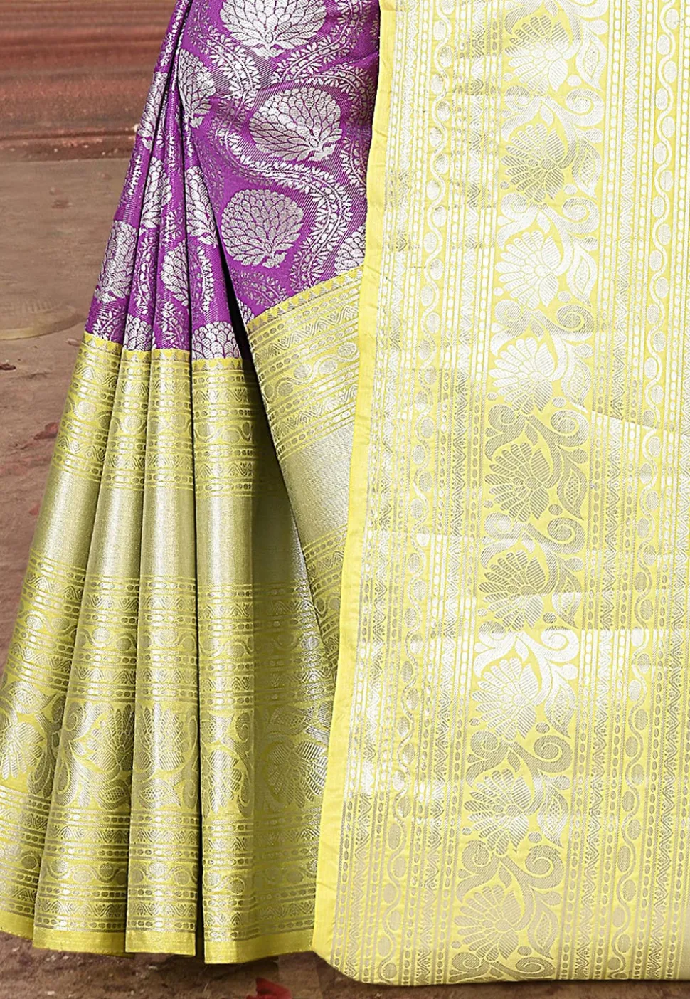 Kanchipuram Saree in Purple