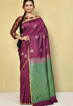 Kanchipuram Saree in Purple