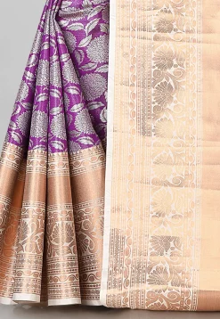 Kanchipuram Saree in Purple