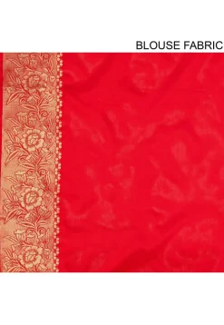 Kanchipuram Saree in Red