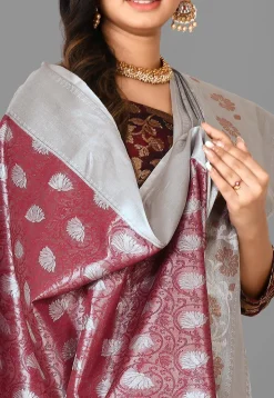 Kanchipuram Saree in Red
