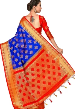 Kanchipuram Saree in Royal Blue