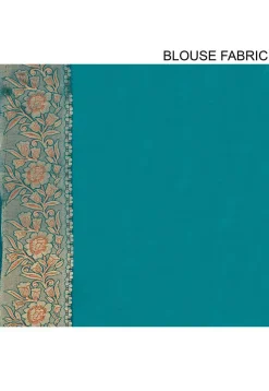 Kanchipuram Saree in Turquoise