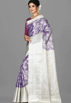 Kanchipuram Saree in Violet