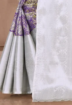 Kanchipuram Saree in Violet