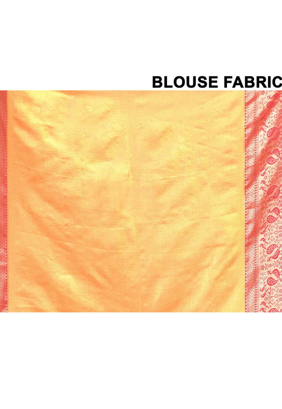 Kanchipuram Saree in Yellow and Silver Dual Tone