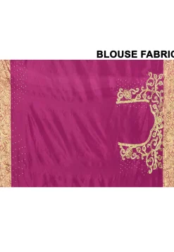 Kanchipuram Silk Saree in Magenta