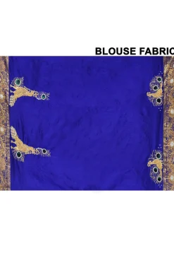 Kanchipuram Silk Saree in Blue