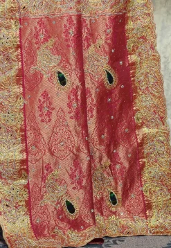 Kanchipuram Silk Saree in Dark Pink