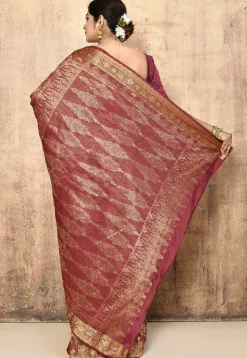 Kanchipuram Silk Saree in Maroon