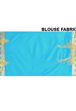 Kanchipuram Silk Saree in Light Blue