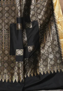 Kanchipuram Silk Saree in Black