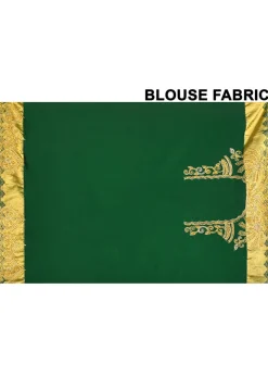 Kanchipuram Silk Saree in Dark Green