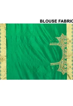 Kanchipuram Silk Saree in Green