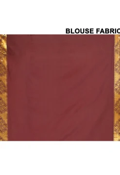Kanchipuram Silk Saree in Maroon