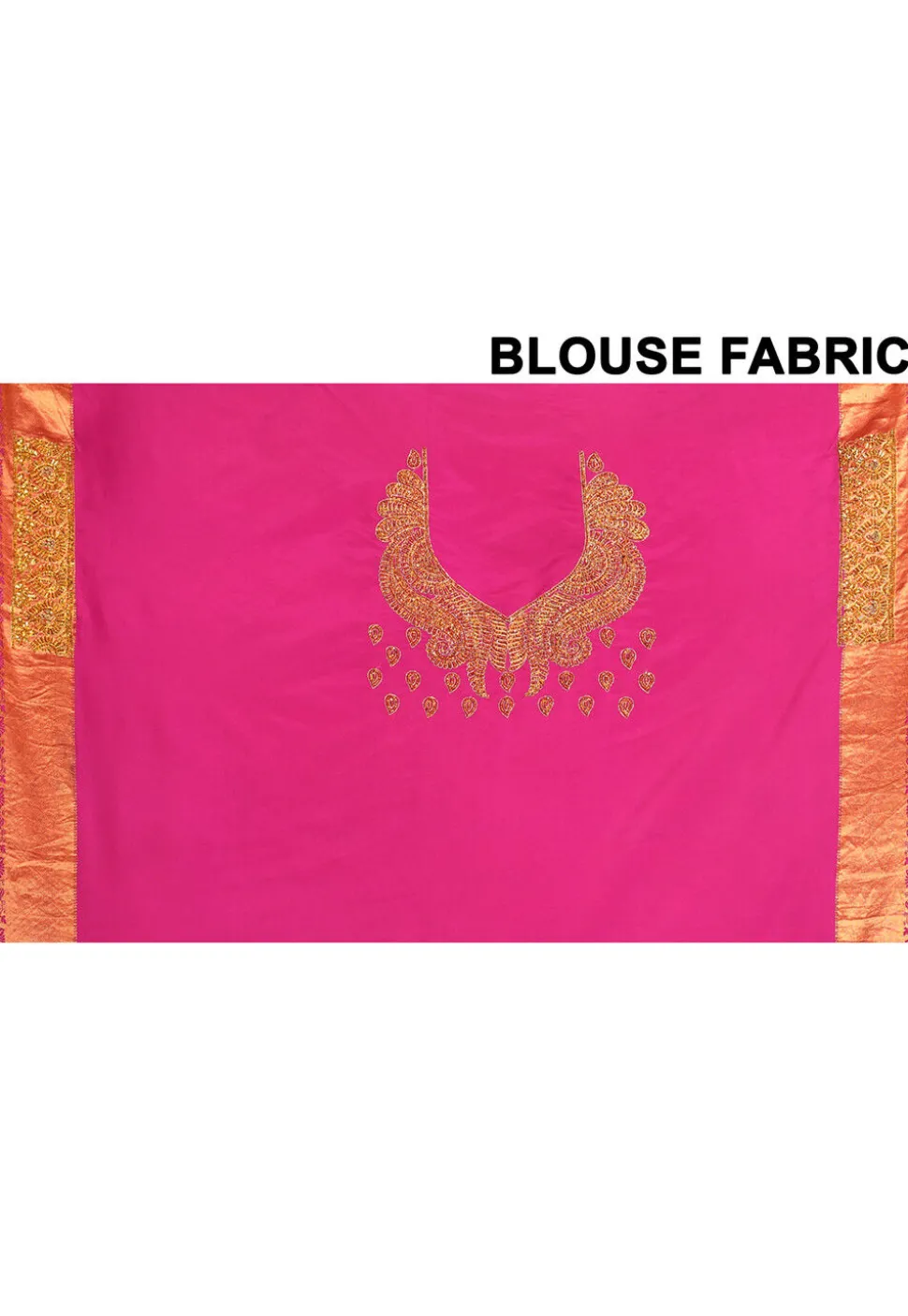 Kanchipuram Silk Saree in Fuchsia