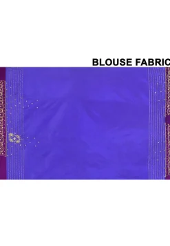 Kanchipuram Silk Saree in Purple