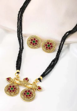 Kemp Stone Studded Mangalsutra Set