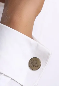 KIngs Knight Metallic Cufflink Pair