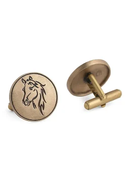 KIngs Knight Metallic Cufflink Pair