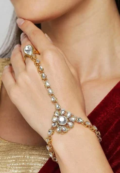 Kundan Adjustable Haath Phool