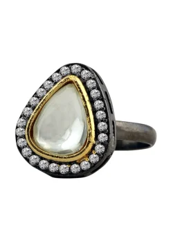 Kundan Adjustable Ring