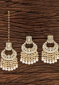 Kundan Chandbali Earrings