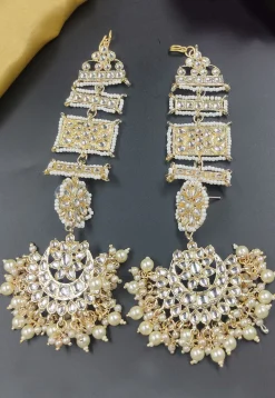 Kundan Chandbali Earrings
